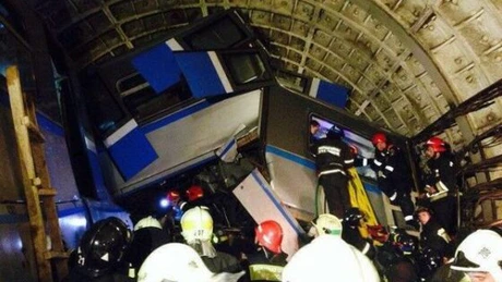 Doi suspecţi reţinuţi după accidentul de la metroul din Moscova
