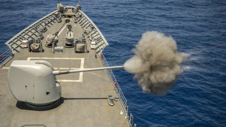 Crucişătorul american USS Vella Gulf, din nou în Marea Neagră