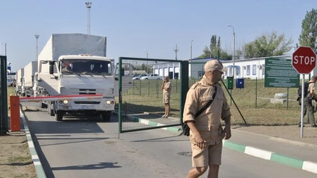 UPDATE Un convoi rus de ajutor umanitar a trecut frontiera spre estul Ucrainei