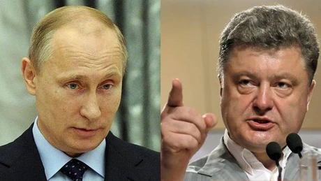 Întrevederea bilaterală Putin-Poroşenko de la Minsk s-a încheiat. Discuțiile au fost dificile