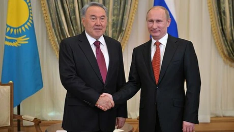 Putin şi Nazarbaev lansează proiectul 'Eurasia' pentru prospectarea zăcămintelor de hidrocarburi