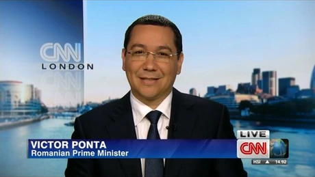 Ponta, la CNN: Independenţa energetică este cea mai importantă luptă ce trebuie câștigată de România