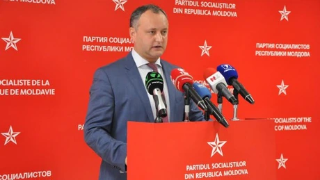 Igor Dodon vede viitorul Republicii Moldova doar 'alături de Rusia puternică'
