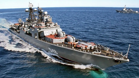 Nave militare ruse efectuează exerciţii militare în Pacific: Sunt utilizate tunuri, torpile antisubmarin şi antinavă