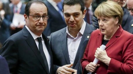 Criza din Grecia: Discuţii extraordinare Tsipras-Merkel-Hollande vineri la Bruxelles