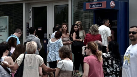 Criză în Grecia. Băncile elene au suficiente lichidităţi până luni