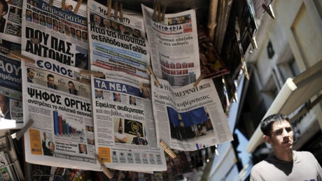 Ziarele din Grecia îşi reduc numărul de pagini. Importurile de hârtie sunt afectate de restricţiile de capital