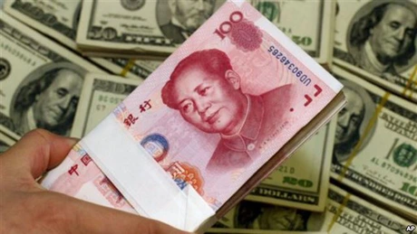 Rezervele valutare ale Chinei au atins cel mai scăzut nivel de după luna martie 2011