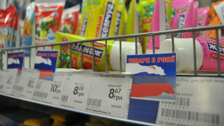 Ucraina extinde cu 70 de bunuri lista produselor ruseşti aflate sub embargo