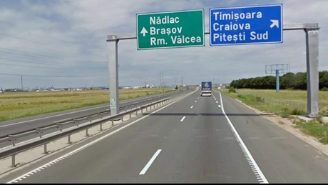 Trafic restricţionat temporar pe Autostrada A1 Bucureşti - Piteşti pentru refacerea covorului asfaltic
