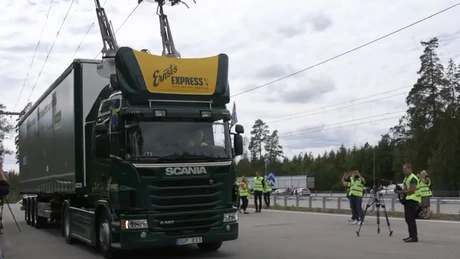 Prima autostradă electrică din lume, inaugurată în Suedia (Video)