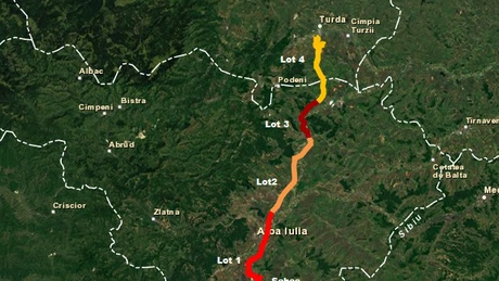 Autostrada Sebeş-Turda: Porr obţine încă 32 milioane de lei şi extensie de 600 de zile pentru lucrările de pe lotul 4 - surse
