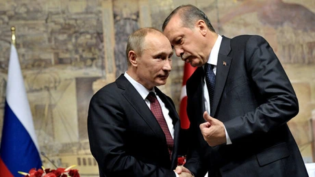 Erdogan îl numeşte pe Putin 'dragul meu prieten' după întrevederea pentru resuscitarea relaţiilor ruso-turce