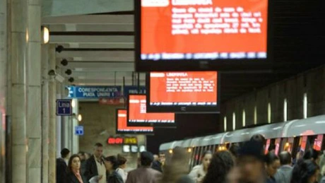 Sistemul de televiziune de la metrou va difuza clipuri de pregătire a populaţiei pentru situaţii de urgenţă