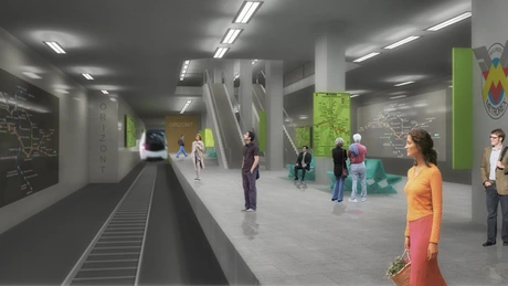 Metroul spre Drumul Taberei mai face un pas: se montează primele scări rulante, la staţia Orizont