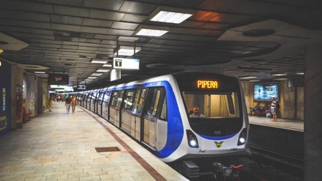 Metrorex începe lucrările de modernizare pe Magistrala 2, staţia Pipera. Până duminică seară circulaţia trenurilor va fi reorganizată