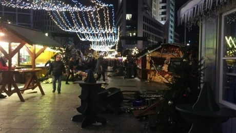 UPDATE: 12 morţi şi peste 50 răniţi după ce un camion a intrat în mulţime la un târg de Crăciun din Berlin. Atacatorul, prins