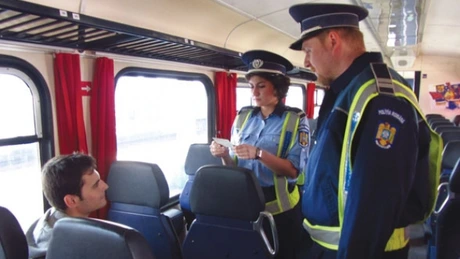 Poliţiştii de la transporturi au prins peste 73.000 de călători fără bilet în trenuri, în 2016. În total au dat peste 40.000 de amenzi