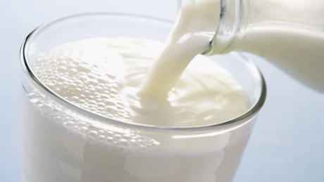 Producţia de la lapte de consum a crescut cu 7,2% în primele opt luni