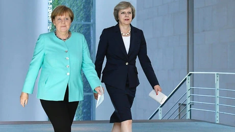Brexit: May şi Merkel au convenit asupra importanţei unei retrageri 