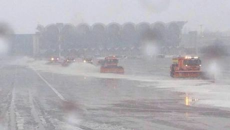Zece zboruri întârziate din cauza vremii pe Aeroportul Henri Coandă. Nicio cursă nu a fost anulată