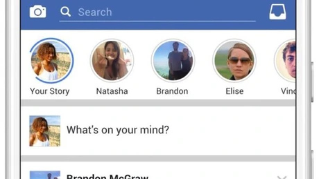 Facebook lansează Stories, un feed de conţinut multimedia disponibil doar 24 de ore