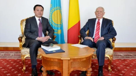 Meleşcanu s-a întâlnit cu ambasadorul Kazahstanului şi cu o delegaţie a KazMunayGas, privind colaborarea în sectorul energetic