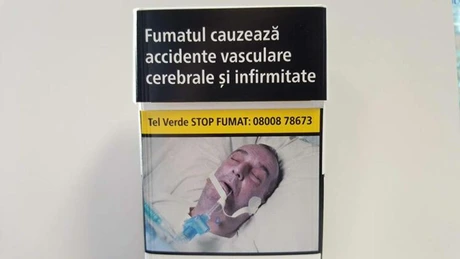 Una dintre imaginile de pe pachetele de ţigări din UE ar fi a unui român. Ministerul Sănătăţii neagă