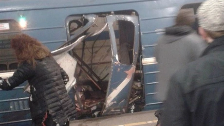UPDATE Explozie la metroul din Sankt Petersburg. Bilanţ oficial: zece persoane au murit şi alte 20 au fost rănite
