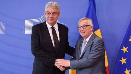 Tudose a discutat cu Juncker despre ridicarea MCV şi despre măsurile pentru creşterea absorbţiei fondurilor UE