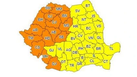 Caniculă în toată ţara: Bucureştiul şi toate judeţele ţării intră sub avertizări de cod galben şi portocaliu. Temperaturi de 39 de grade