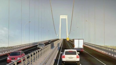 Podul suspendat peste Dunăre de la Brăila, cel mai mare proiect de infrastructură rutieră din ultimii 28 de ani, ia oţelul de la Fincantieri