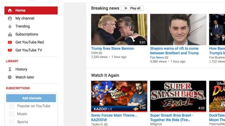 YouTube lansează o secţiune de ştiri