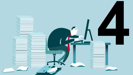 4 motive ale ineficienței lucrului cu hârtia