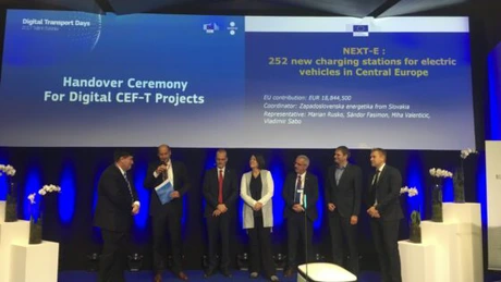 Acord de finanţare NEXT-E şi UE pentru 252 de staţii de încărcare a maşinilor electrice în Europa Centrală şi de Est, inclusiv în România
