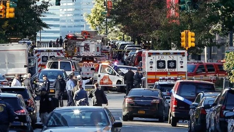 Un dispozitiv exploziv improvizat a explodat pe o platformă de metrou la NYC, declară o sursă din poliţie