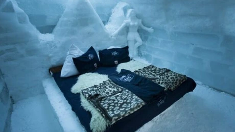 Hotelul de Gheaţă de la Bâlea Lac este rezervat 100% de sărbători
