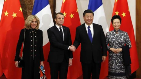 Macron obţine acorduri cu China în domeniul nuclear şi al cărnii de vită