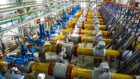 România a importat de la Gazprom peste 900 milioane metri cubi de gaze naturale în primele nouă luni