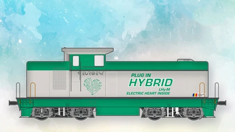 Prima locomotivă hibrid realizată în România a fost prezentată în Gara Constanţa