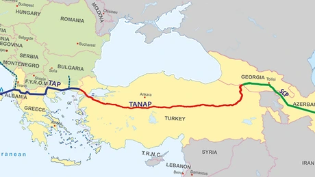 Gazoductul TANAP, care aduce gaz caspic în Europa, va fi lansat în luna iulie. România susţine oficial proiectul