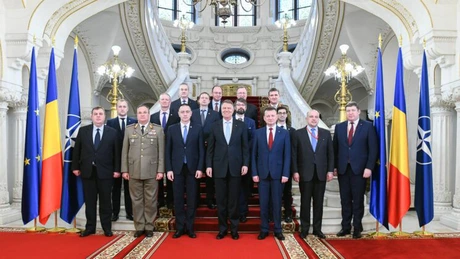 Iohannis s-a întâlnit cu miniştrii Apărării ai cele nouă state membre NATO din Flancul Estic