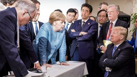 Trump a aruncat în aer eforturile G7 de relaxare a tensiunilor comerciale, ameninţând cu tarife auto