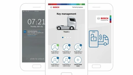 Bosch a dezvoltat o aplicaţie care permite deblocarea autoturismului prin intermediul telefonului
