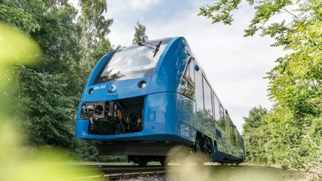 Primul tren cu hidrogen a început să circule de luni în Germania FOTO - VIDEO