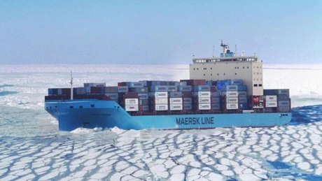 Prima navă port container a trecut cu succes prin ruta arctică. Vladivostok-Sankt Petersburg în cinci săptămâni, prin Oceanul Arctic