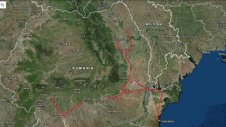 Harta viitoarelor drumuri expres din România