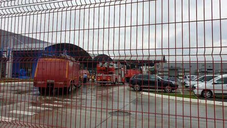 Incendiu la fabrica TRW din Timişoara