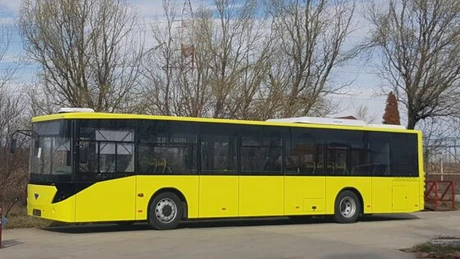 Autobuzul făcut lângă Bucureşti, livrat luni la Sibiu VIDEO