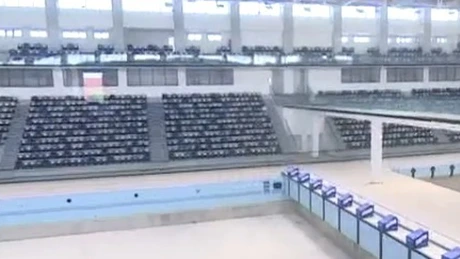 Complex olimpic unic în ţară, la Otopeni. Bazinele de nataţie sunt gata, dar nu au apă